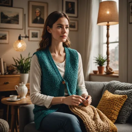 Искусство вязания безрукавки крючком: шаг к созданию стильного и уютного образа