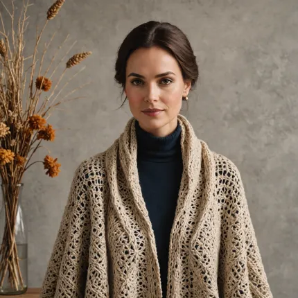 Вязание шали крючком: искусство создания самых красивых изделий с помощью схем