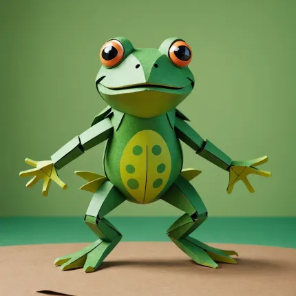 Как сделать лягушку из картона: прыгающую и увлекательную поделку для всех возрастов